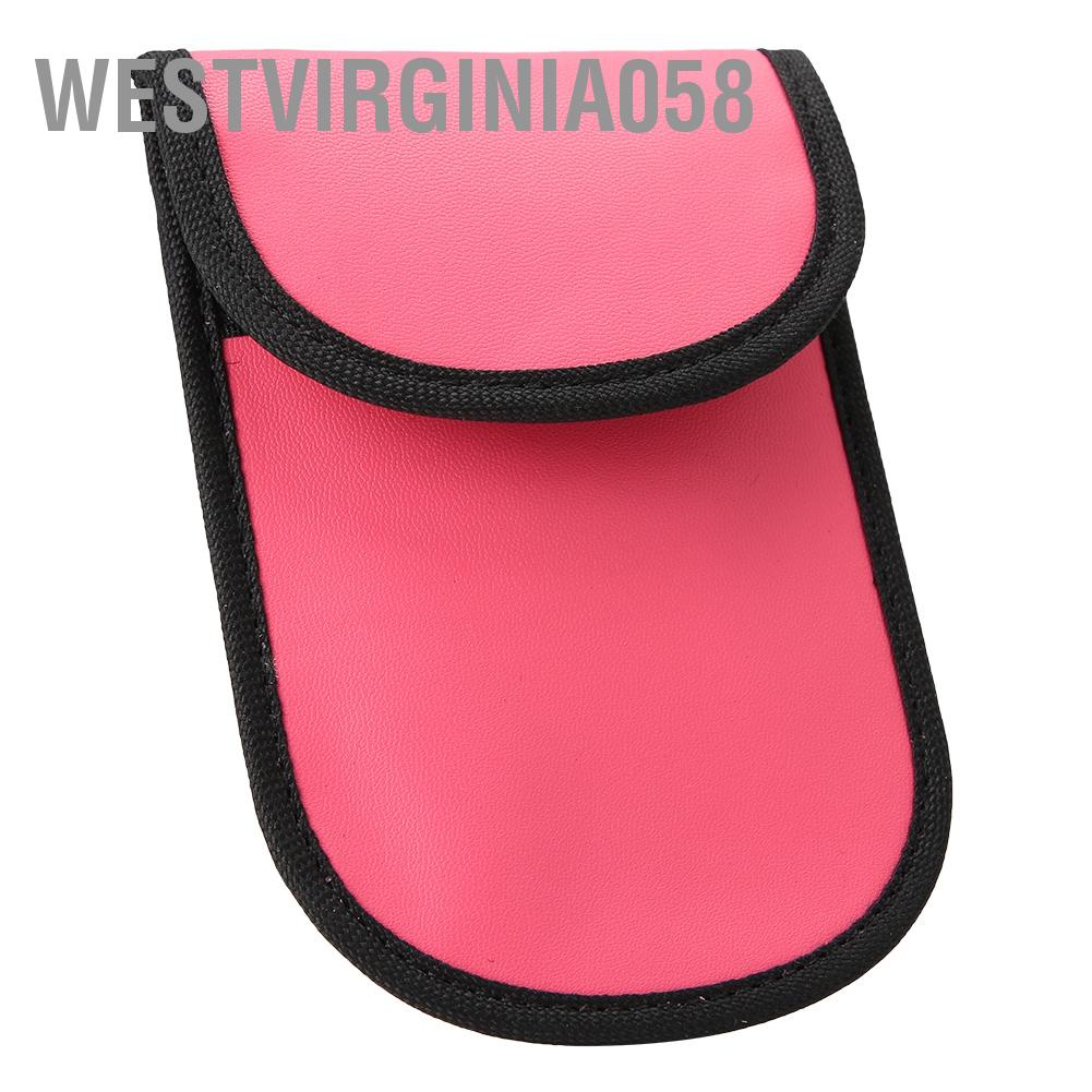 Westvirginia058Hai lớp RFID chìa khóa xe fob túi chặn tín hiệu chống quét túi chặn