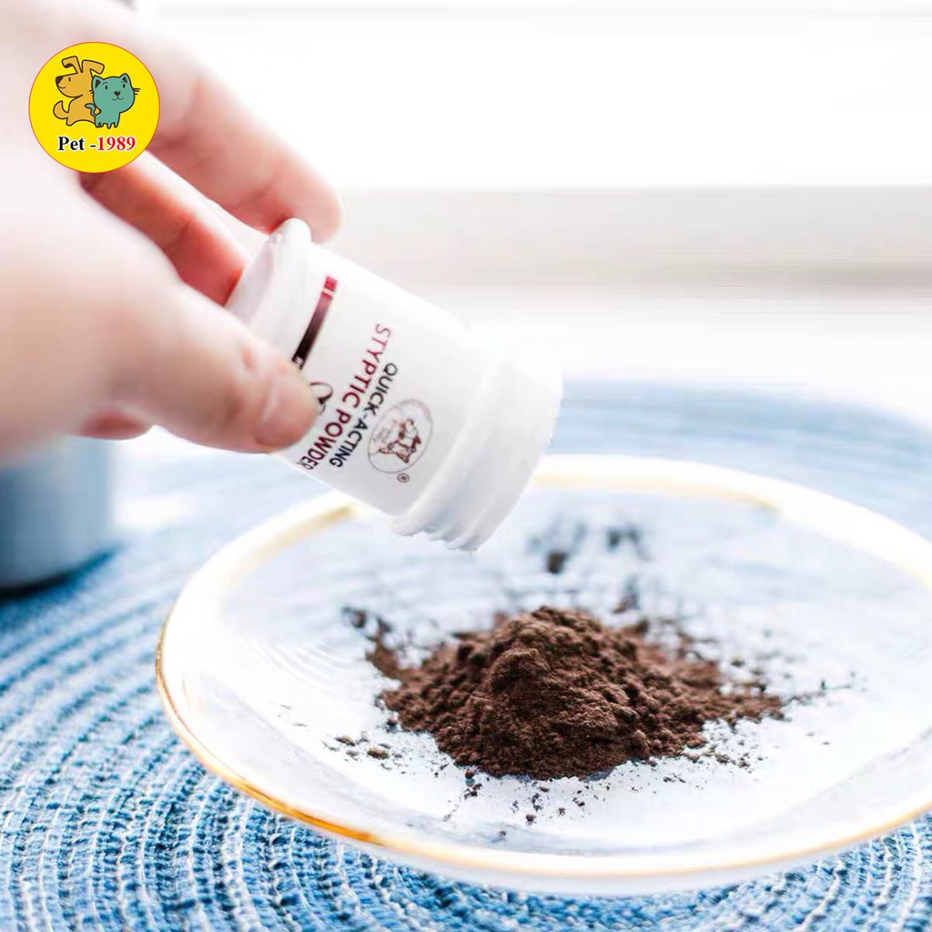 Bột Cầm Máu Cho Chó Mèo Chim Friend baby Quick-Acting Styptic Powder Lọ 18g Pet-1989