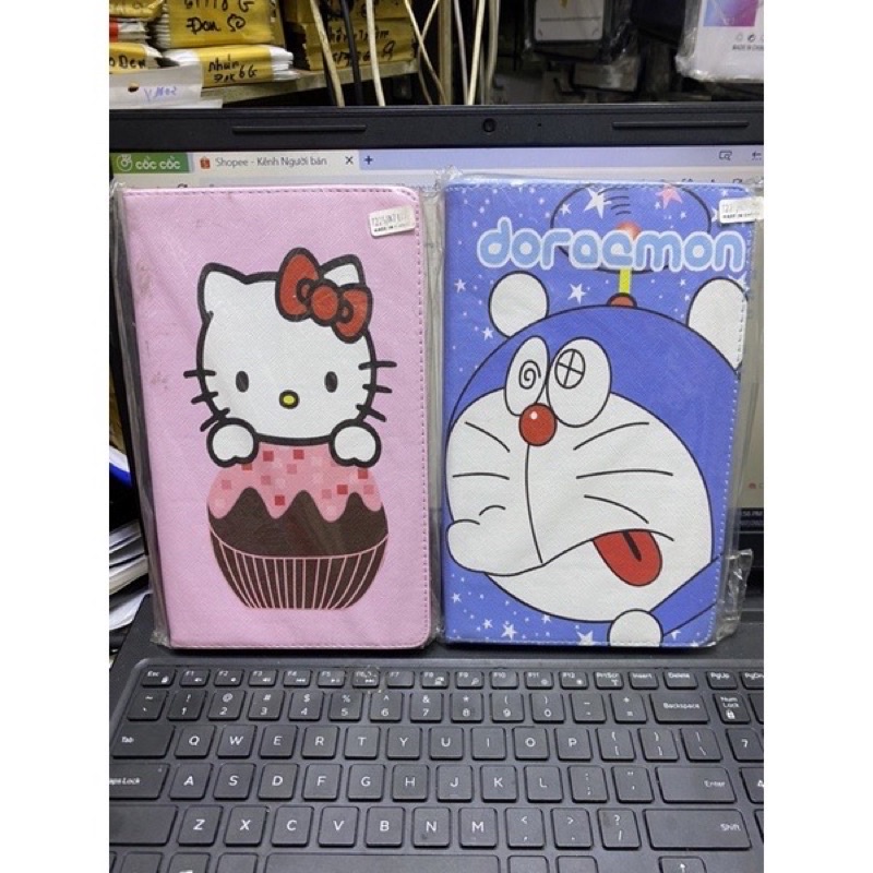 Bao da  Samsung Tab A8 8 inch 2019  ; A7lite  ; Tab A8 2022 X200) hình Doẻmon ; kitty  dễ thương