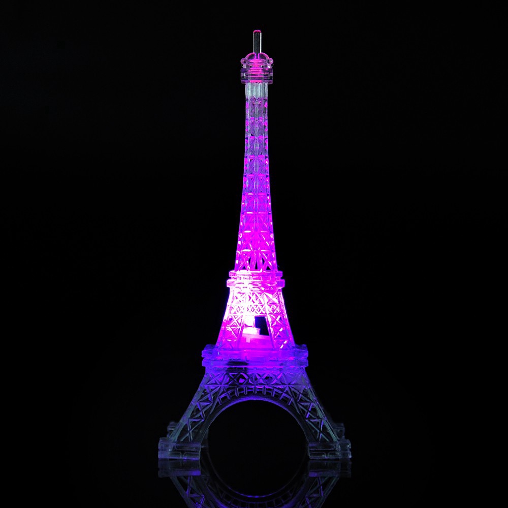 Mini Eiffel Tower Lighting Lamp Desk Bedroom Night Light Decoration Table LED Lamp