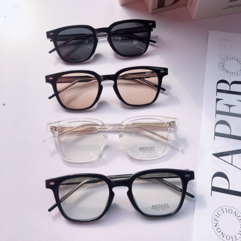 Gọngkinh Moscot nhựa dáng vuông thời trang Nam