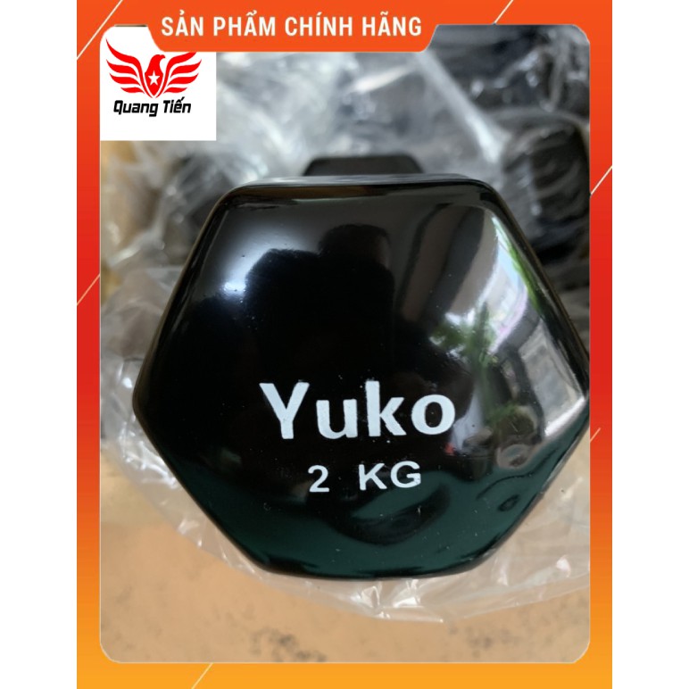 Tạ tay cao su cao cấp Yuko 2 kg