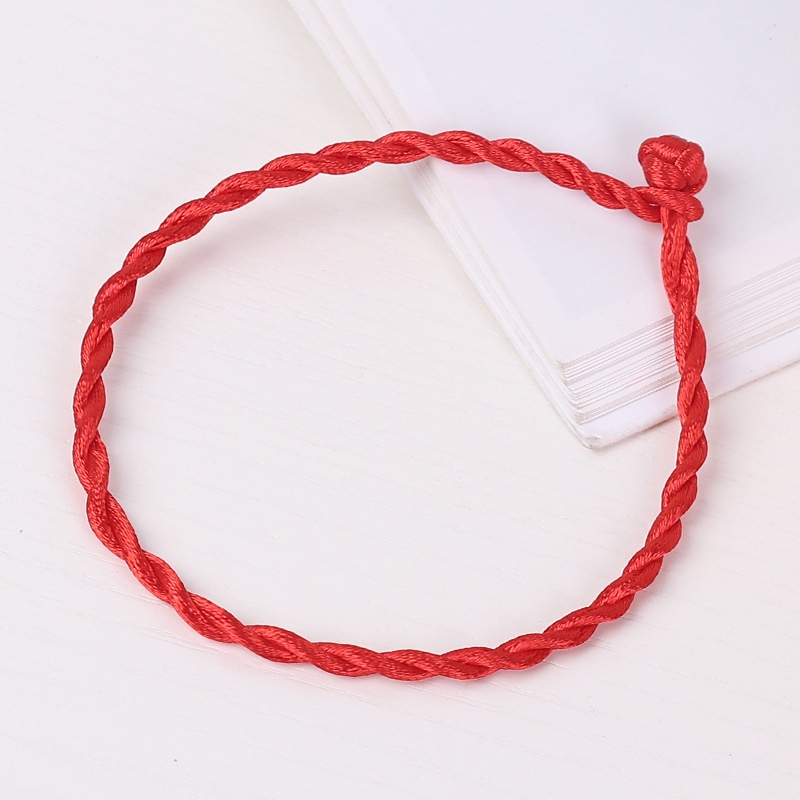 Vòng tay dây đỏ may mắn phong cách Hàn Quốc cho nam nữ