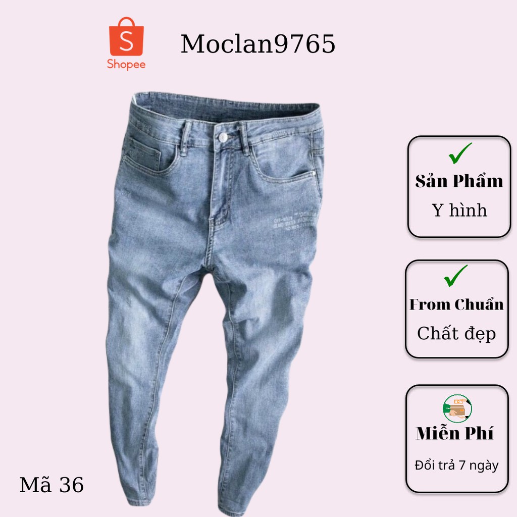 Quần jean nam cao cấp, chất liệu bò ( jean ) mềm mịn, from chuẩn, có nhiều mẫu đi kèm Moclan31