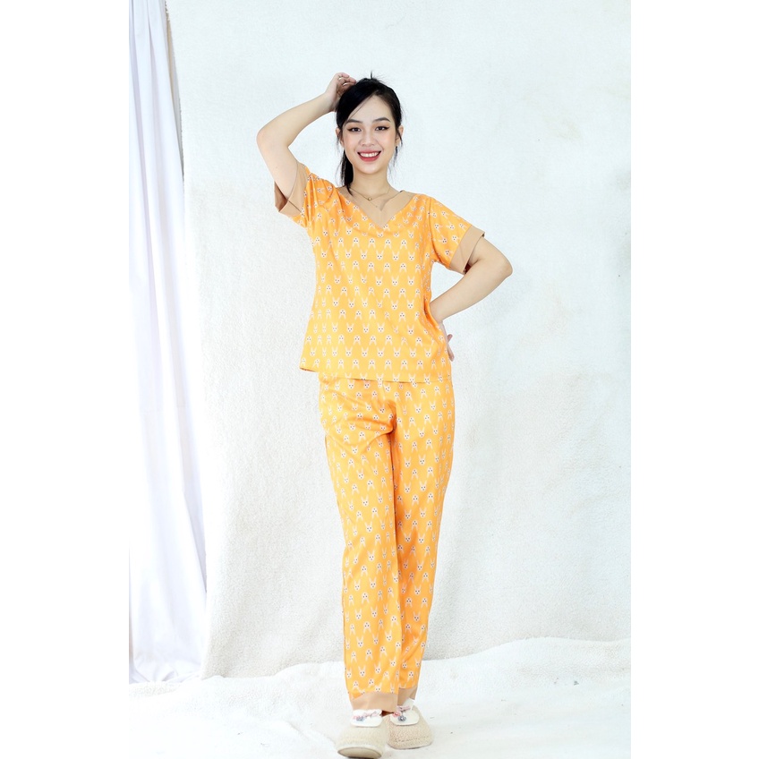 [HÌNH THẬT 100%] XẢ HÀNG SỐC  Bộ đồ  cổ tim dành cho mùa thu đông   - vải chéo cao cấp - Cực Kì Sang Chảnh