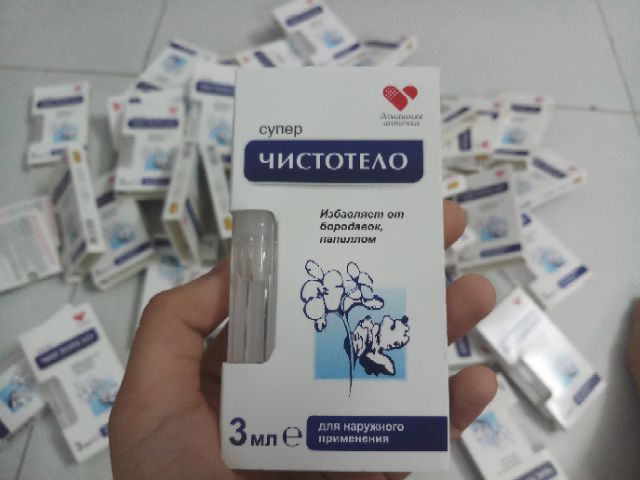 Combo 100 gel tẩy mụn cóc mụn ruồi klirvin nga