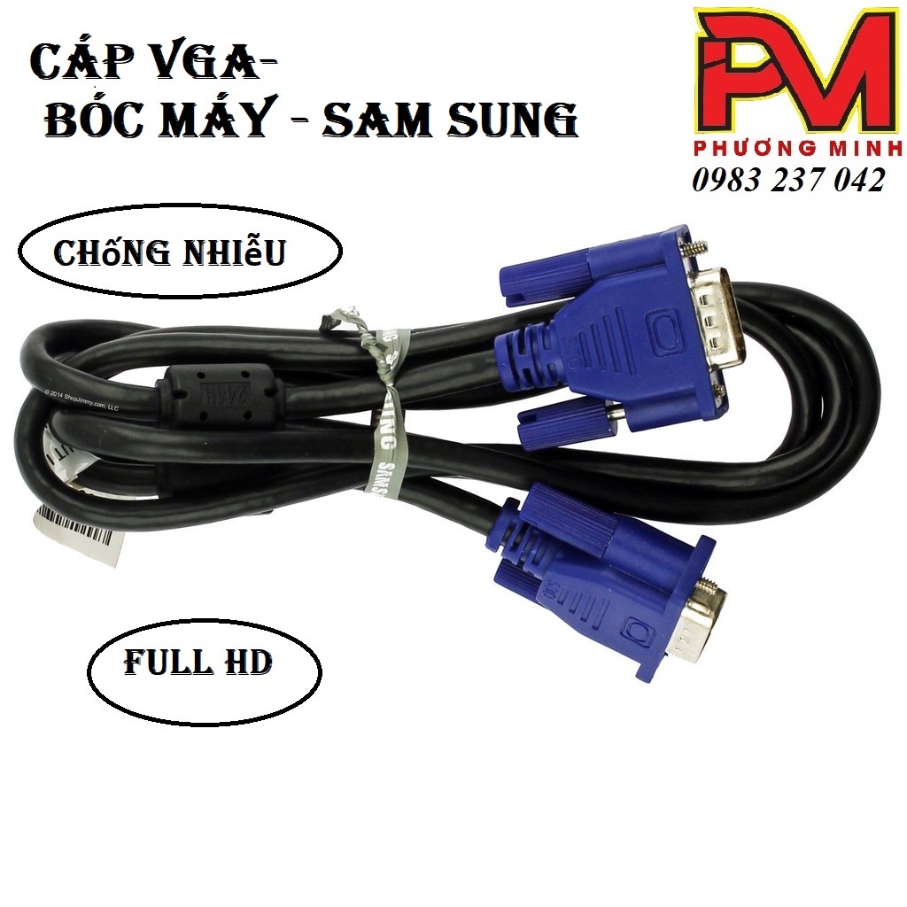 Dây Cáp VGA 1,5m - Loại Bóc từ Màn Hình (Cáp Màn Hình PC , Máy chiếu)