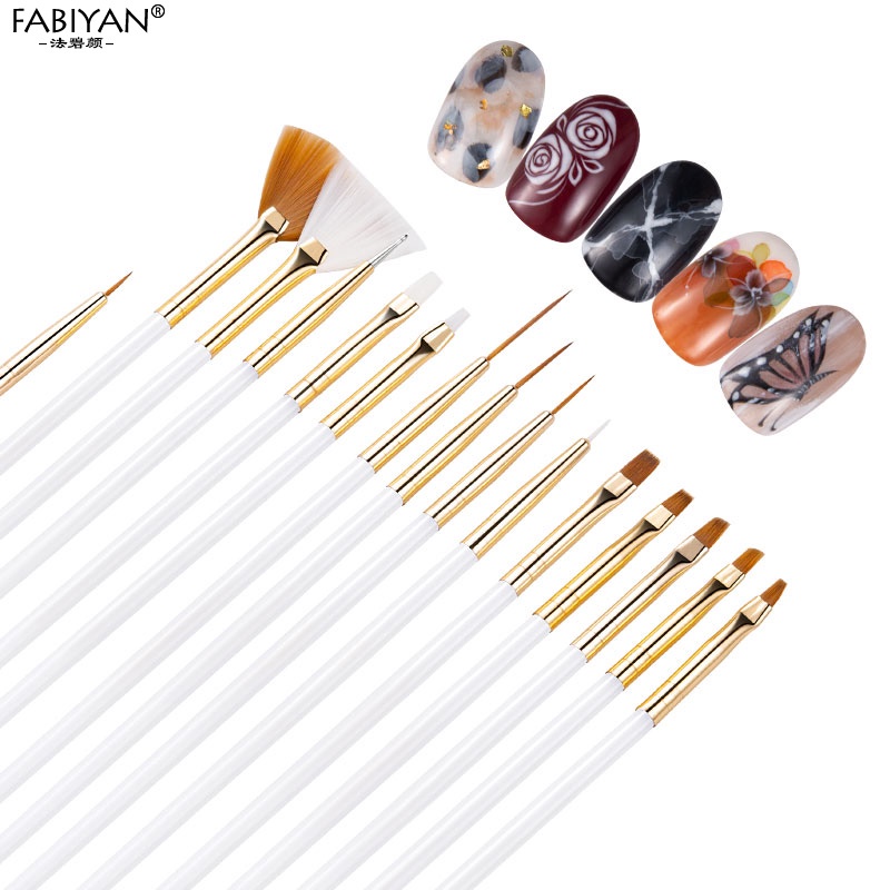 Bộ 15 Cọ Vẽ Trang Trí Móng Tay Nghệ Thuật DIY