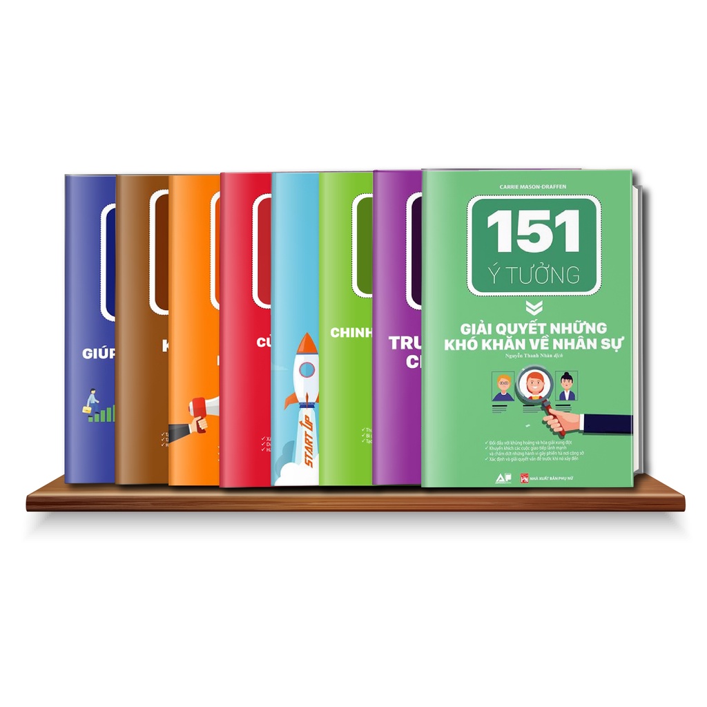 Sách - Combo 151 Ý Tưởng đắc nhân tâm của nhà lãnh đạo thành công