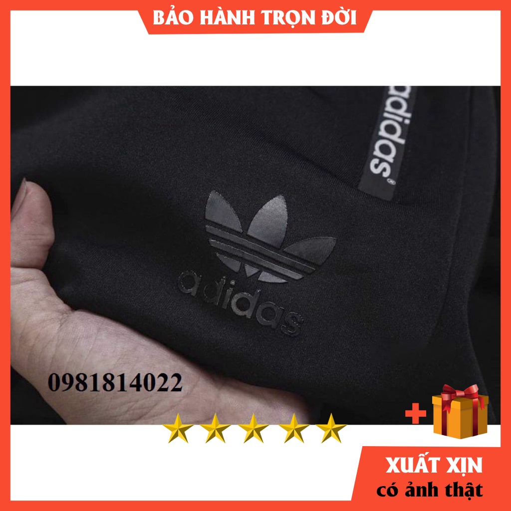 Quần thể thao khóa kéo in chữ Das BẢO HÀNH TRỌN ĐỜI