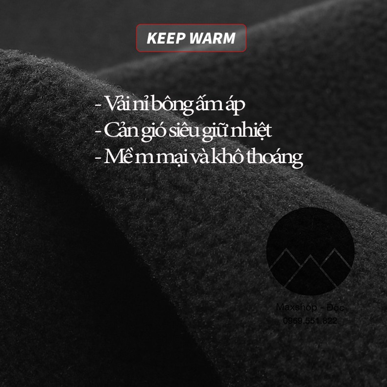 Mặt nạ cao cấp chống khói bụi ô nhiễm và giữ ấm lái xe