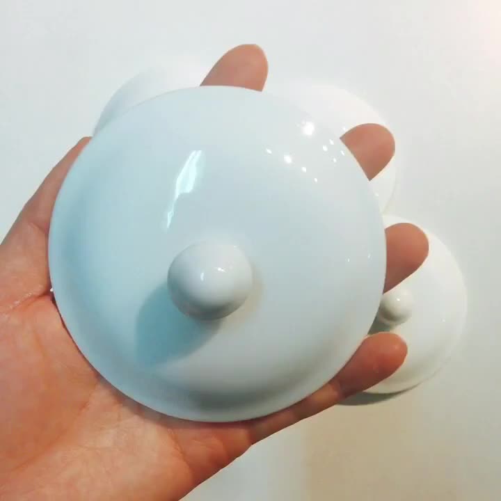 Nắp cốc sứ trắng Bát Tràng, nắp ấm trà, nắp ấm tích để | BigBuy360 - bigbuy360.vn