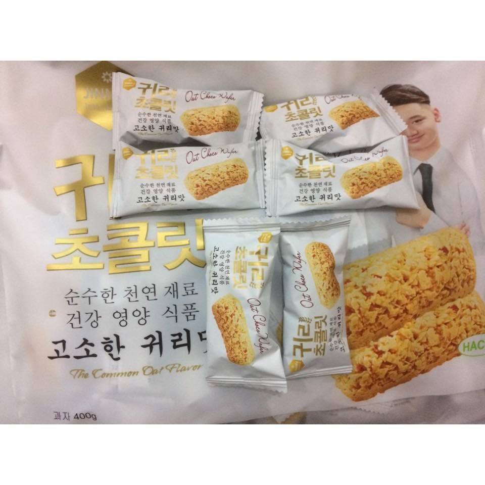 [Combo 3] Bánh yến mạch giòn The Common Oat Hàn Quốc (3 gói)