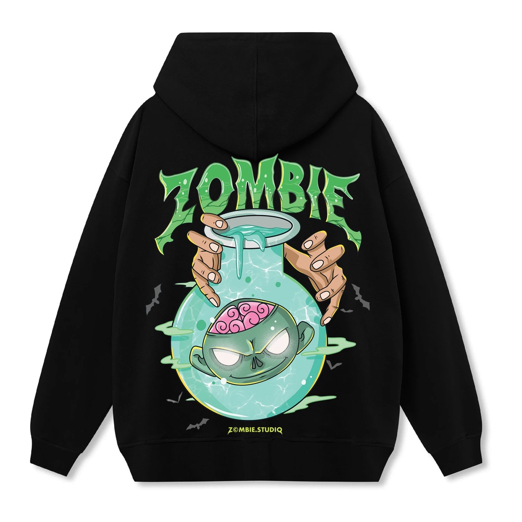 Áo Hoodie Nam Nữ Local Brand Zombie HD Toxic