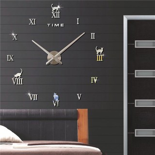 Hình dán tường 3D hình đồng hồ