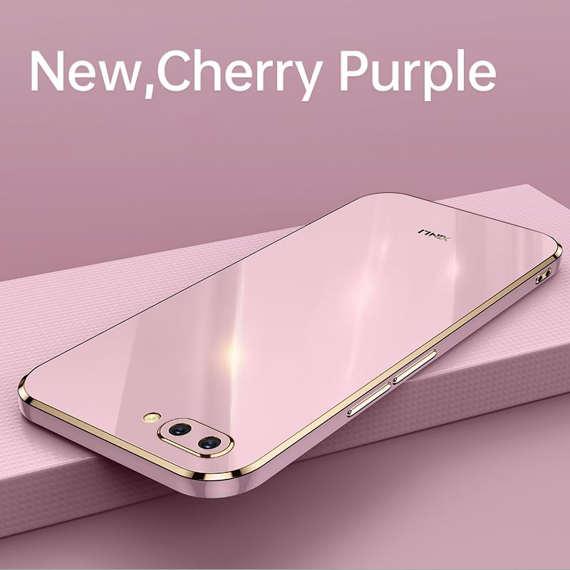Ốp Lưng Silicone Mềm Trong Suốt Viền Màu Cho OPPO R11 R10 R11S Plus