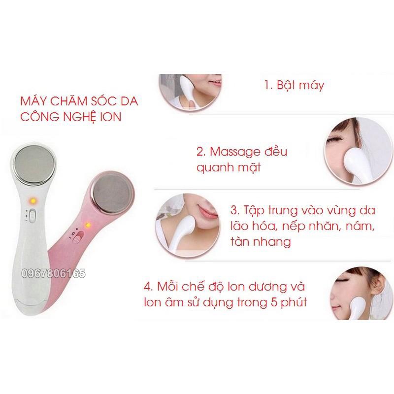 Máy Mát Xa Mặt ION Hàn Quốc