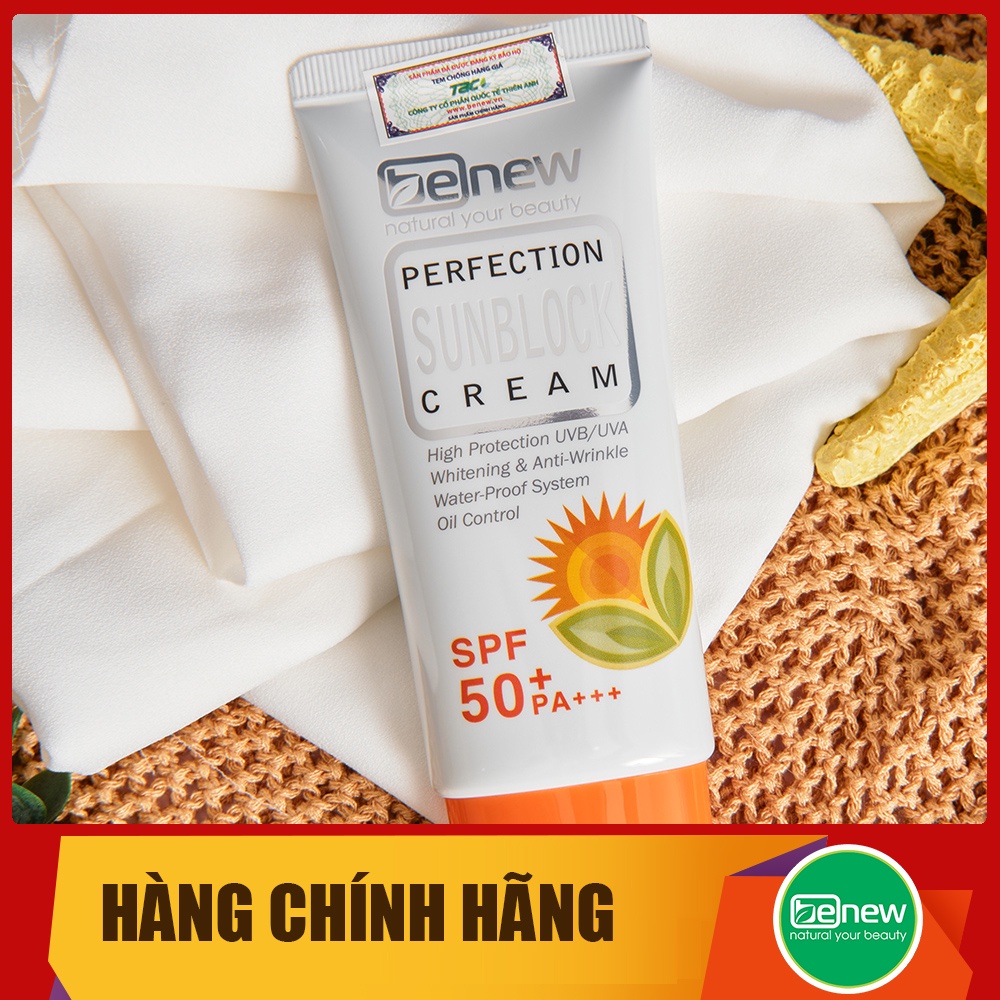 Kem chống nắng dưỡng trắng da Benew Perfection Sunblock 50ml - Chính hãng Hàn Quốc