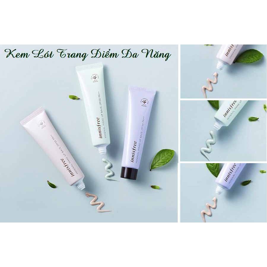 Kem lót trang điểm 4 trong 1 Innisfree Mineral Makeup Base SPF30 PA+++ 40ml