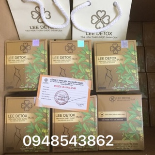 Combo 10 hộp lee detox giảm cân