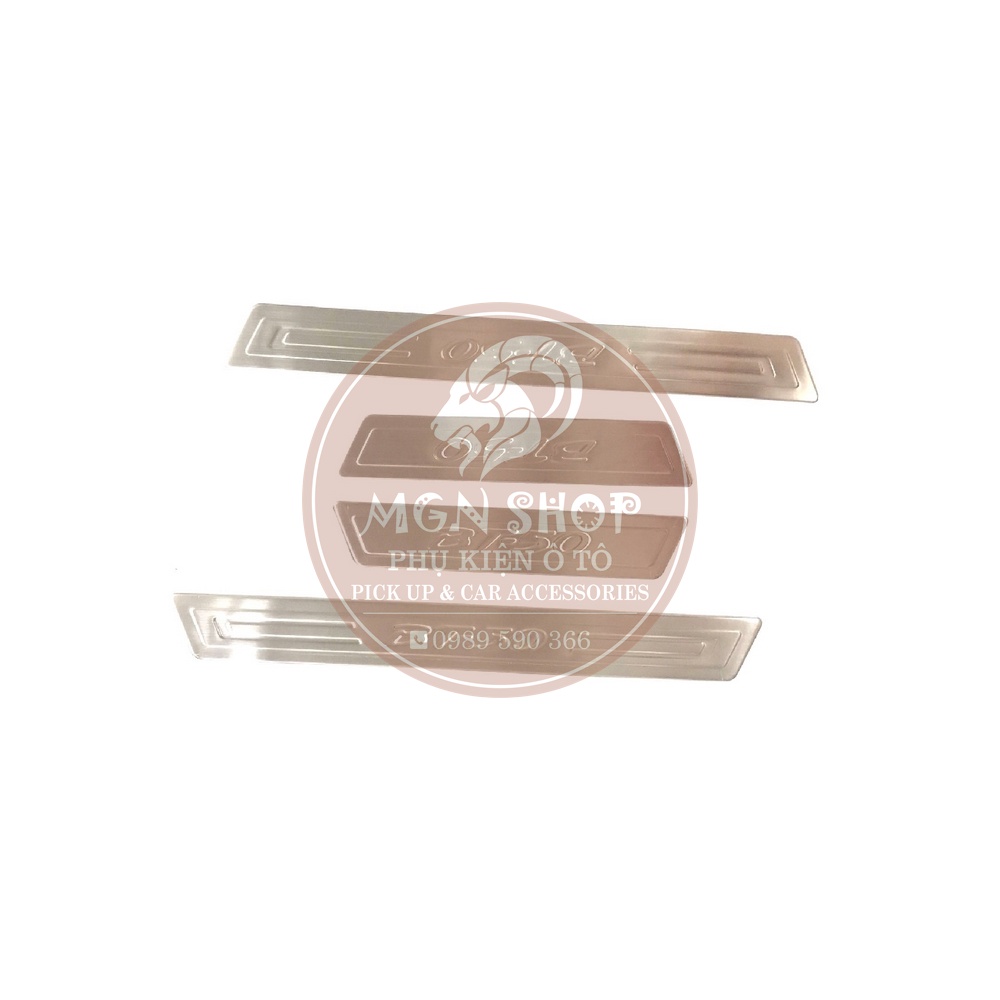 [Ốp bậc bước chân] [Mazda BT-50 2012 - 2021] [bên trong - bên ngoài] inox