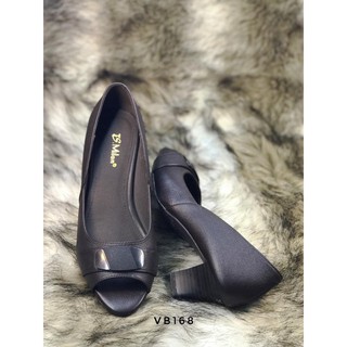 Giầy hở mũi Vb168 đen 38
