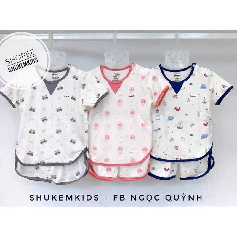 Bộ quần áo cộc Avaler size 6-9m đến 4y