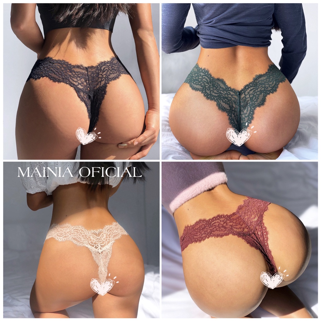 Quần Lót Ren Hoa Lọt Khe 10 Màu Mềm Mại Sexy Quyến Rũ Mainia Shop