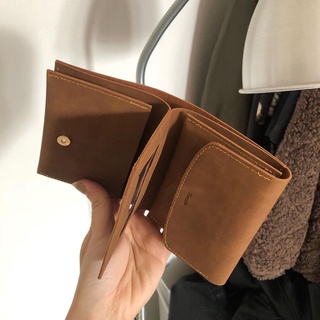 Ví da nữ ngắn Handmade Boxx wallet da Collection Onetothree