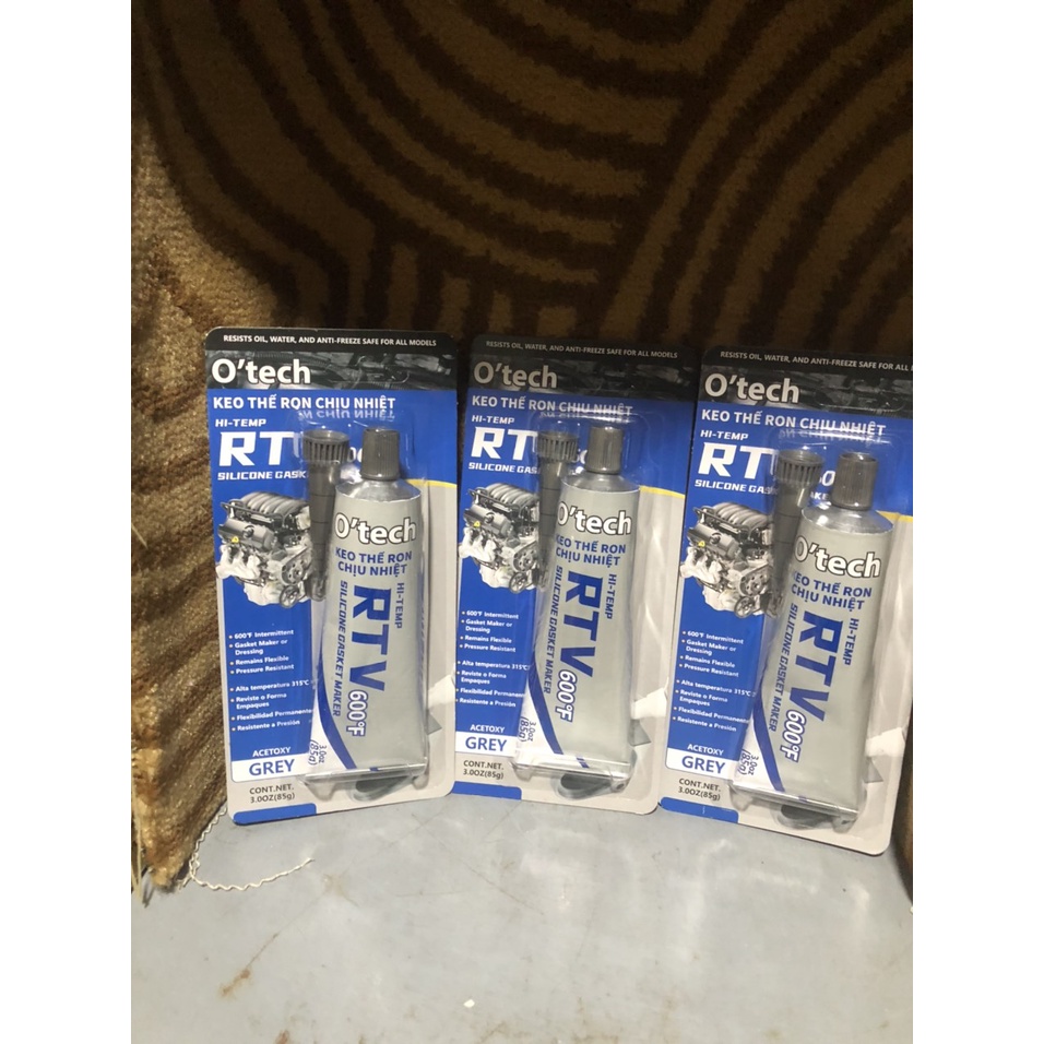 Chất Tạo Gioăng Chịu Nhiệt Cao O'tech RTV Silicone 600F 85g