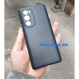 [Motorola Edge X30] Ốp lưng silicon dẻo đen cao cấp Henyou