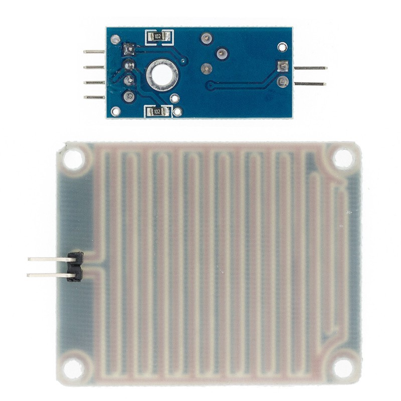 Mô-đun Cảm Biến Thời Tiết Mưa / Tuyết Hai Mặt DC 3.3V-5V Dành Cho Xe Hơi Robot Arduino