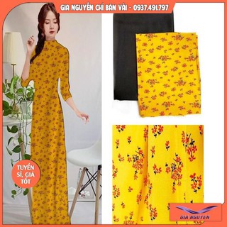 [Mã M250 giảm 20K đơn 100K] Vải may áo dài-Vải áo dài-Lụa may áo dài-co giãn-mềm mại-thoáng mát chỉ 165k/bộ