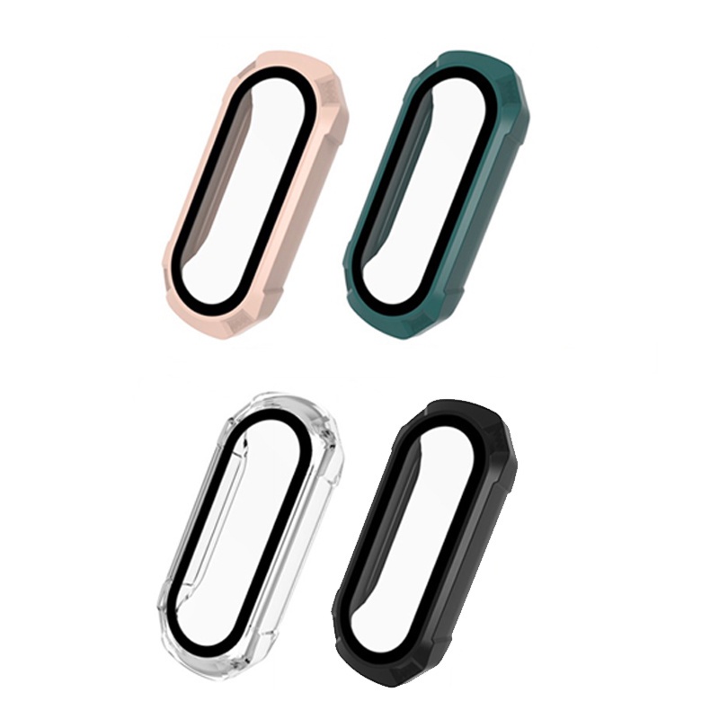 Ốp Bảo Vệ 2 Trong 1 + Miếng Dán 3D Cho Xiaomi Mi Band 7 NFC
