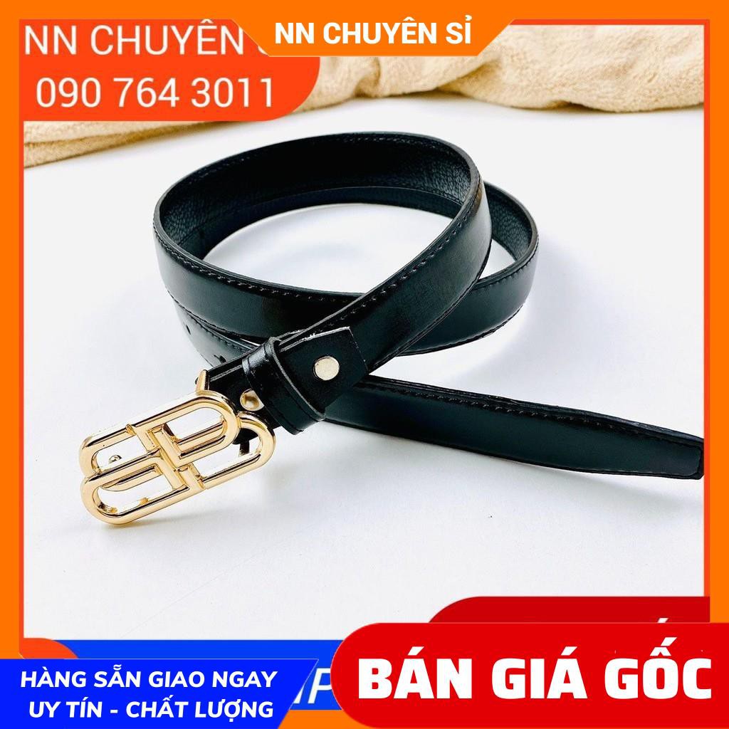 DÂY NỊT DA LOGO SANG CHẢNH ⚡100% ẢNH THẬT⚡ THẮT LƯNG NỮ