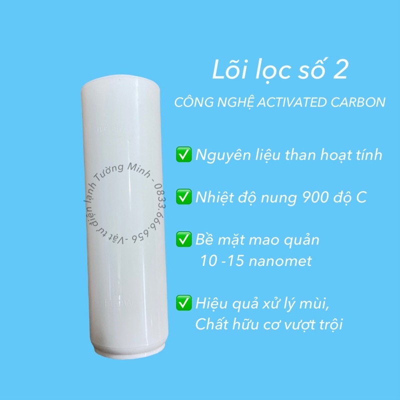 Bộ 3 lõi lọc nước Karofi chính hãng dùng cho máy lọc nước RO Bộ lõi lọc 123 karofi chính hãng