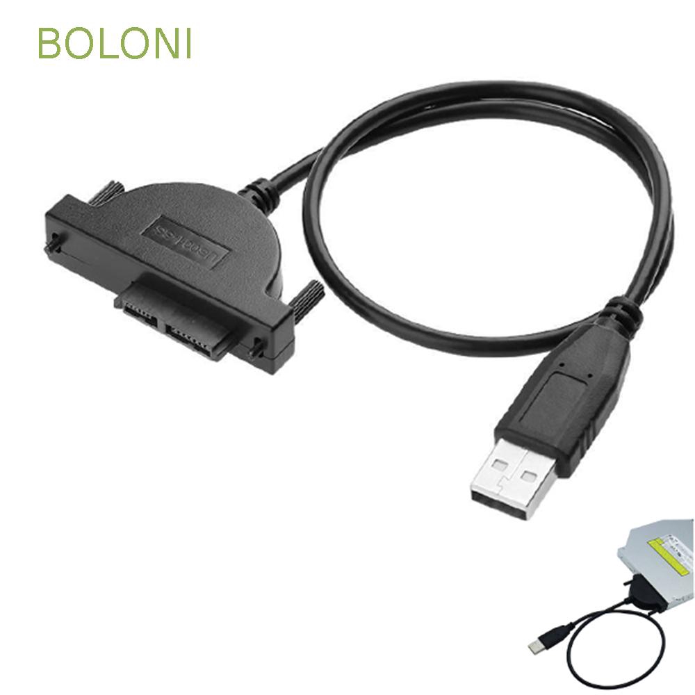 Dây cáp chuyển đổi 7+6 13Pin USB 2.0 sang Mini Sata II USB sang SATA cho Laptop CD/DVD ROM