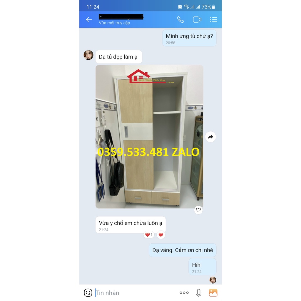 Tủ quần áo 2 cánh lùa nhựa Đài Loan 1m6,1m8x80 mẫu đẹp Freeship HCM