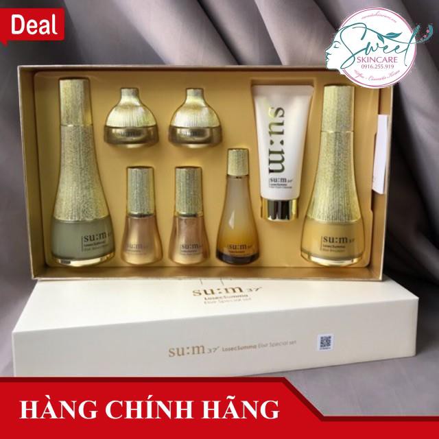 Sét Su:m37 losec Summa hoa hồng kem tinh chất Full