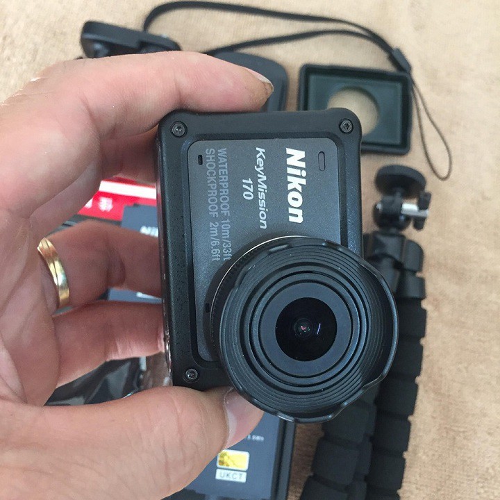 Camera hành trình Nikon Key Mission 170 quay 4K , kết nối Wifi - Bluetooth | BigBuy360 - bigbuy360.vn