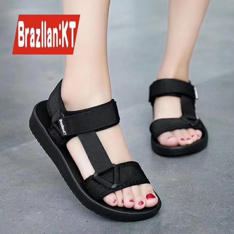 Giày sandal nữ  đế bằng mẫu mới
