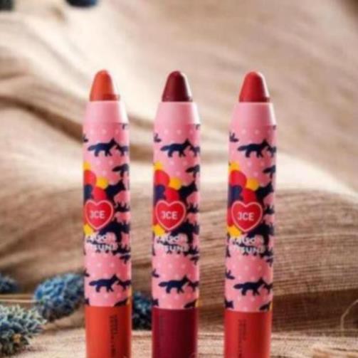 Son 3CE Maison Kitsune Velvet Lip Crayon