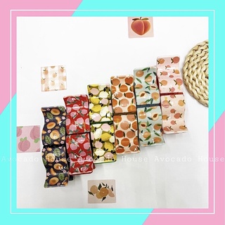 Kẹp tóc càng cua 5 răng Honey hình trái đào