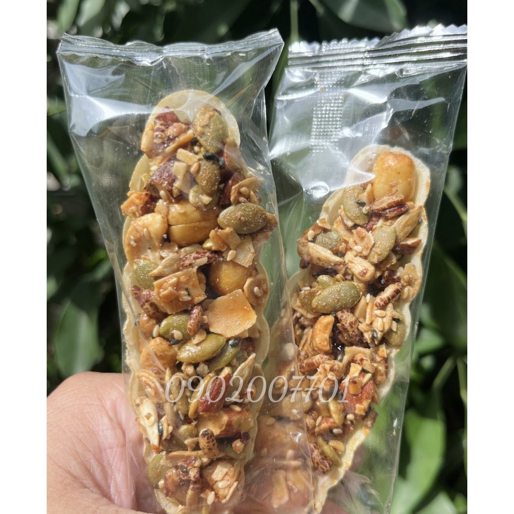 1 KG BÁNH THUYỀN SIÊU HẠT MIX DINH  DƯỠNG SIÊU NGON - GIẢM CÂN- ĐỒ ĂN VẶT