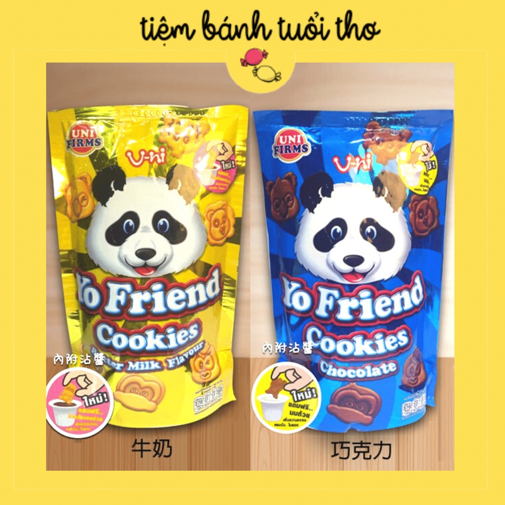 Bánh Gấu Chấm Kem Thái Lan Yo Friend Uni Firm - Tiệm Bánh Tuổi Thơ