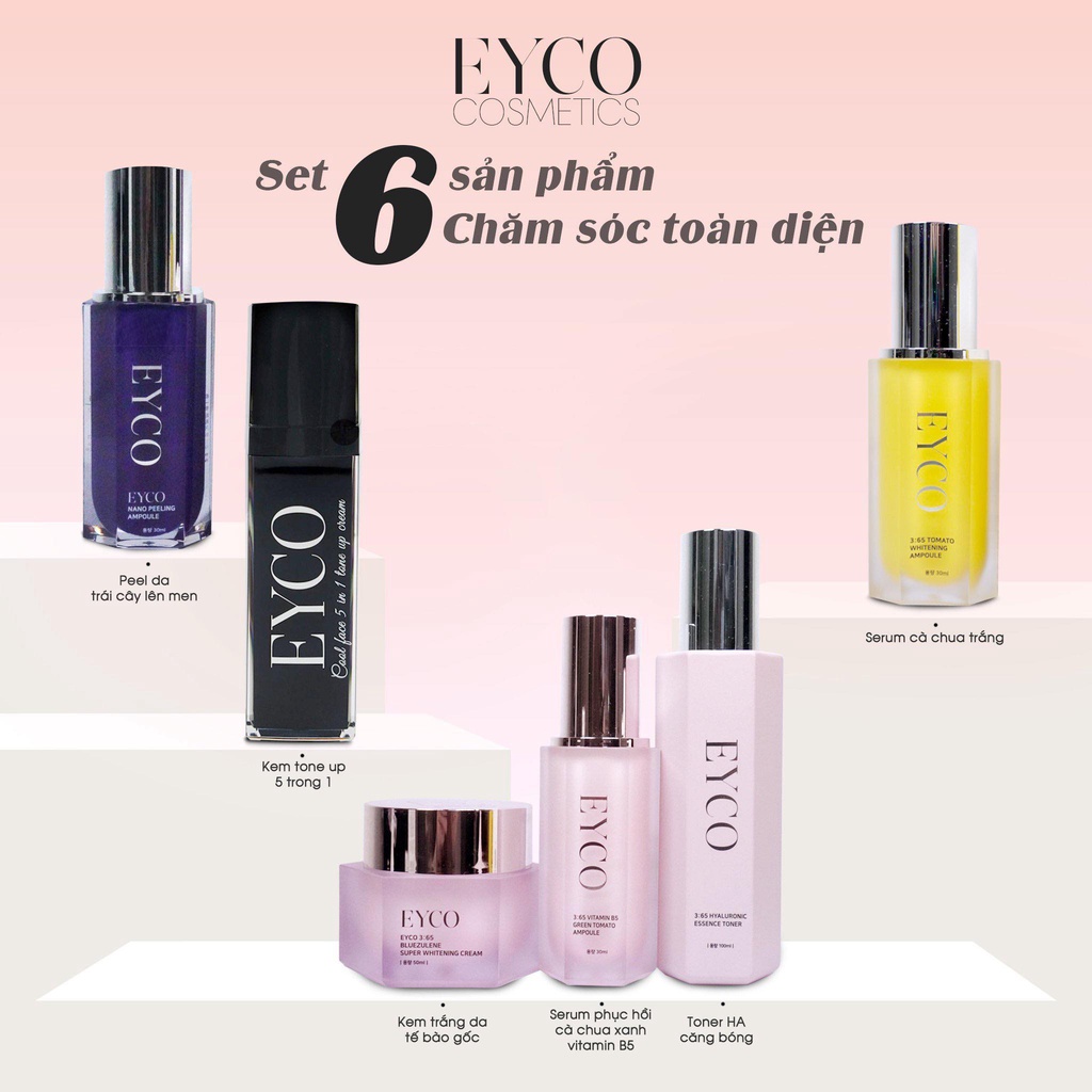 Combo 6 sản phẩm chăm sóc toàn diện EYCO