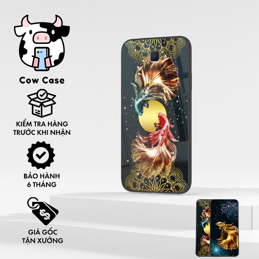Ốp Kính Samsung J7/J5 Prime/Plus/Pro/2016/2015 | Vỏ Lưng SS Galaxy Thế Hệ Mới Chống Sốc Bảo Vệ Điện Thoại Mã BA33/56