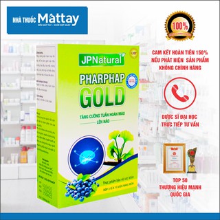 Pharphap Gold - Hộp 30 Viên - Tăng Cường Tuần Hoàn Máu Não, Tăng Cường Trí Nhớ. ❤️
