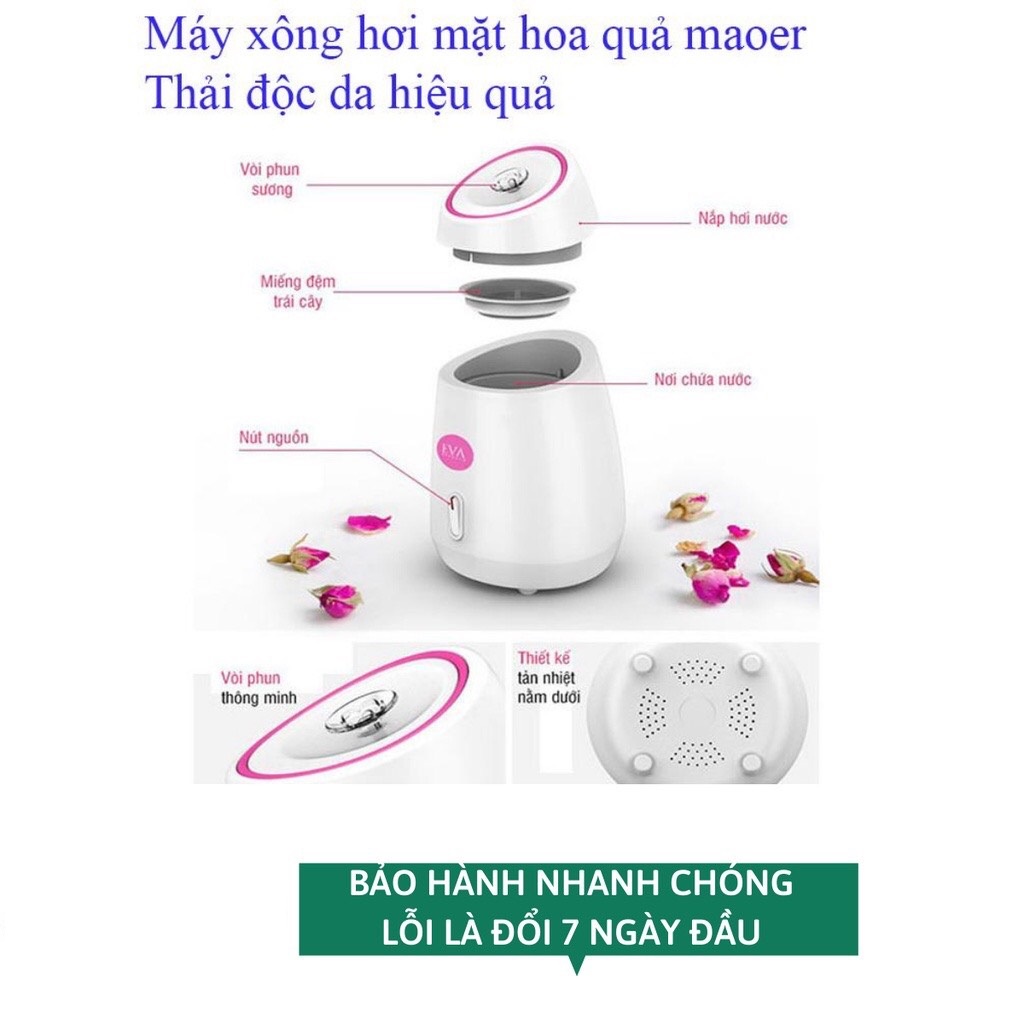 [hỏa tốc] Máy xông hơi mặt hoa quả Mooer, máy phun sương nano tạo ẩm