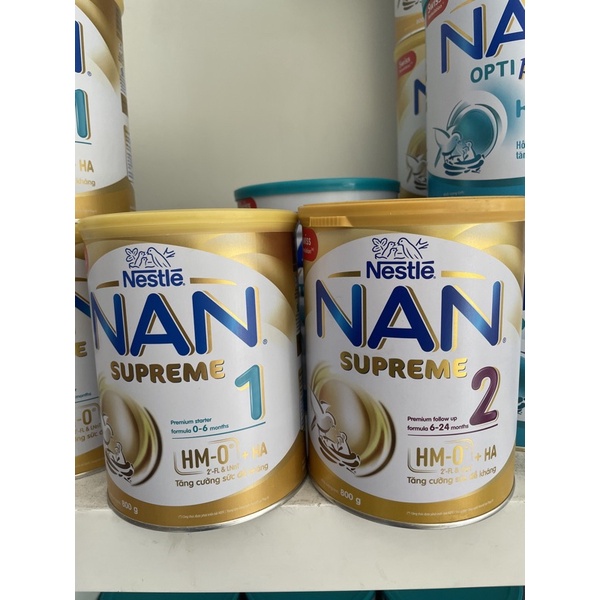 Sữa Bột Nestlé NAN Supreme 1/2 - Hộp 800g (date mới)